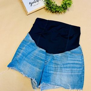 Isabel Maternity Jean Shorts